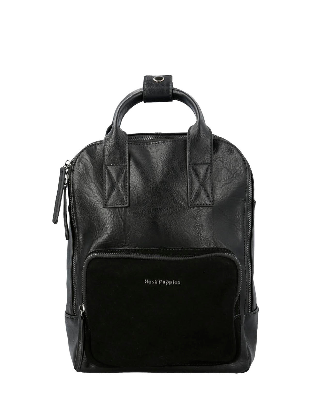 Mochila Ecocuero Mujer Lowri Back Negro Hush Puppies | Hush Puppies