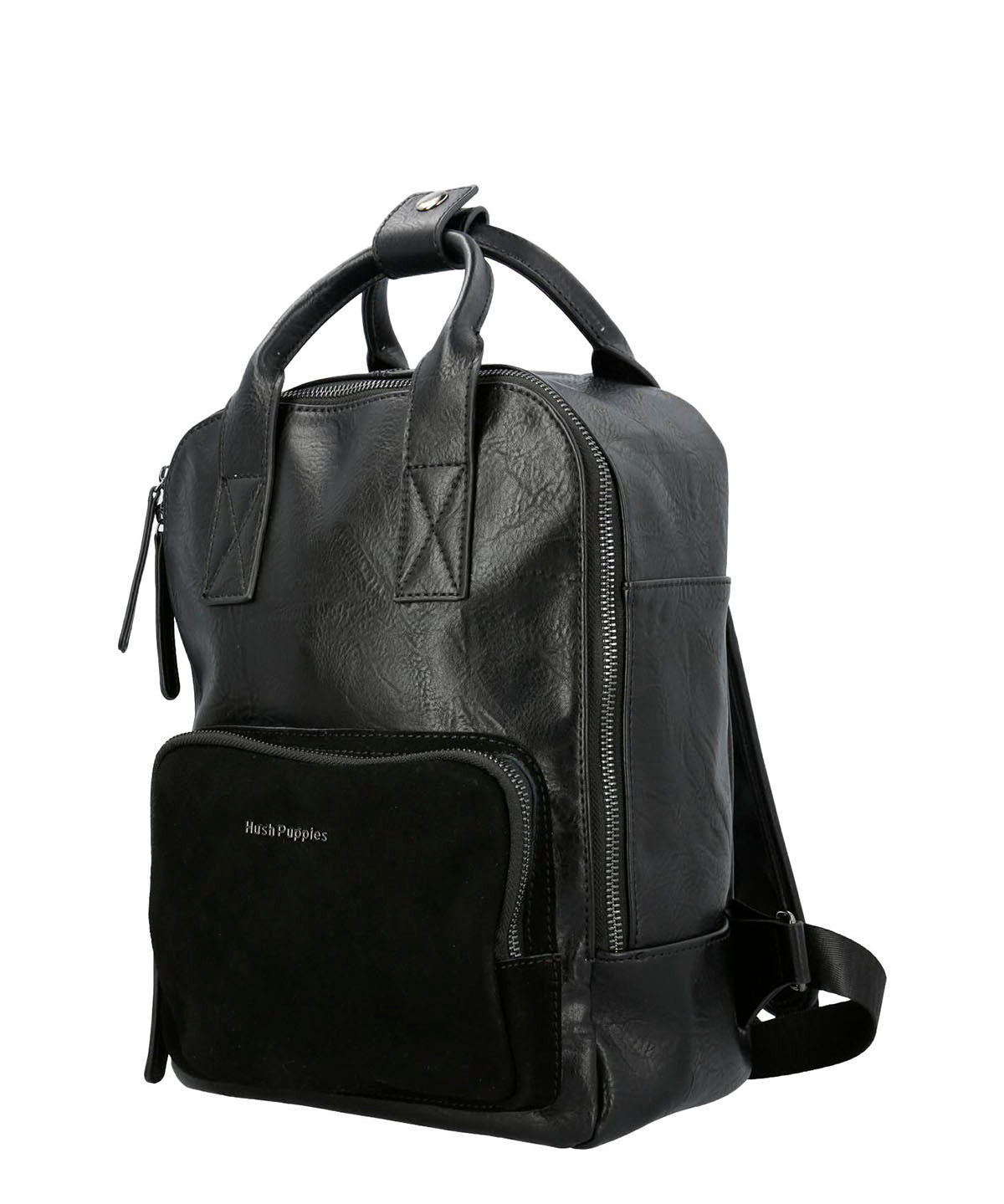 Mochila Ecocuero Mujer Lowri Back Negro Hush Puppies | Hush Puppies