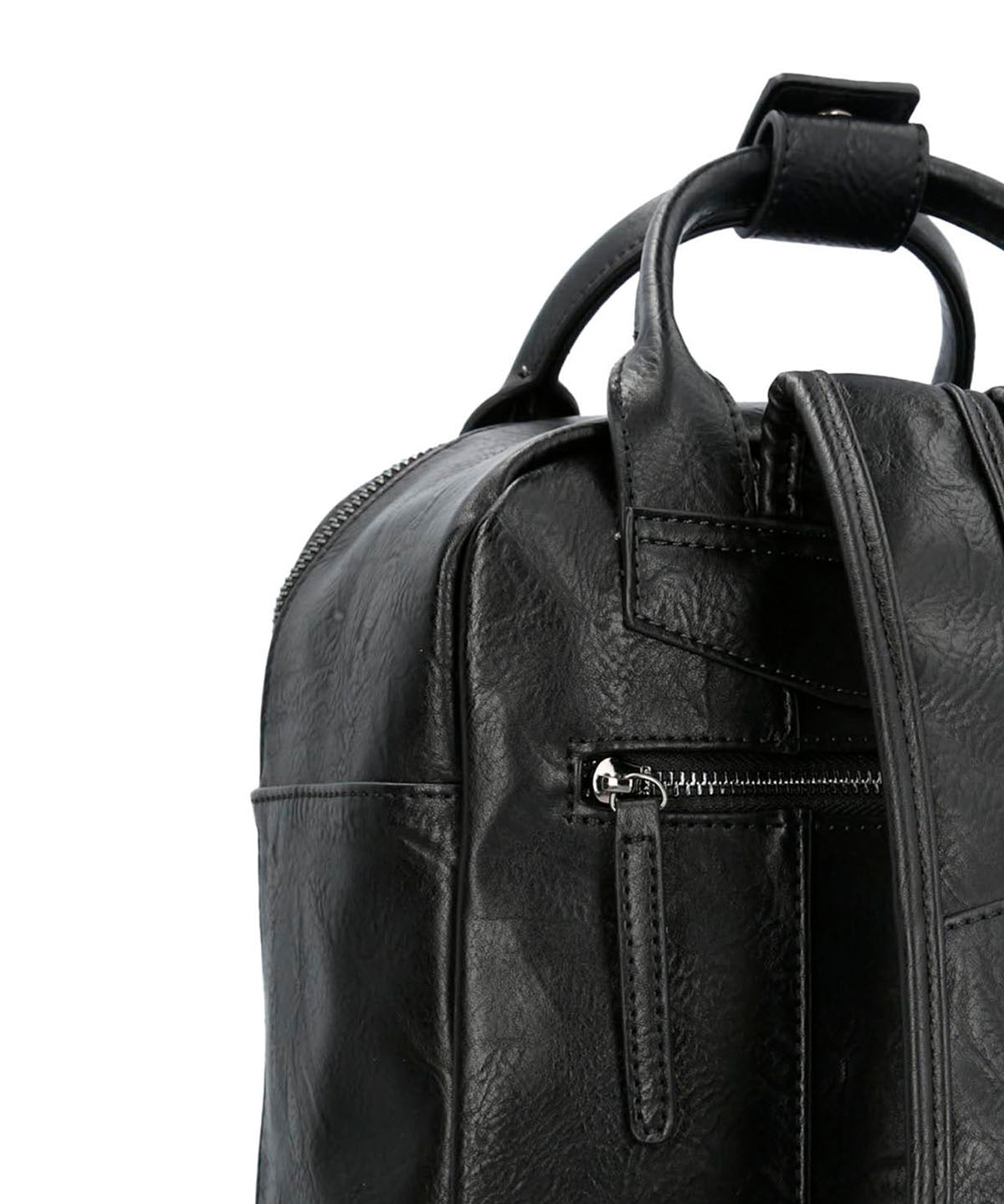 Mochila Ecocuero Mujer Lowri Back Negro Hush Puppies | Hush Puppies