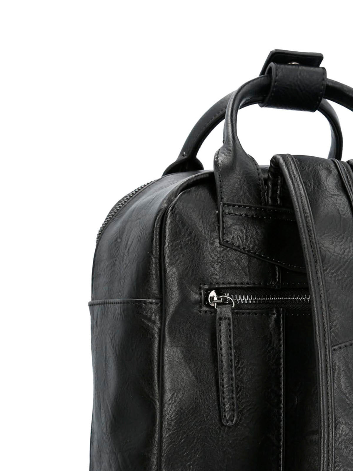 Mochila Ecocuero Mujer Lowri Back Negro Hush Puppies | Hush Puppies