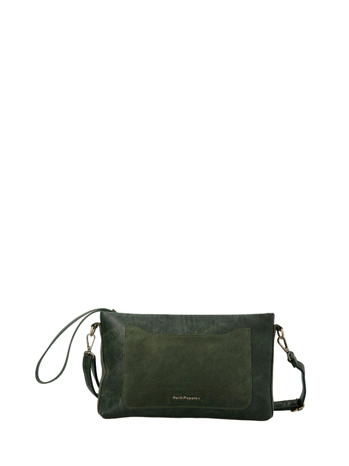 Cartera Ecocuero Mujer Liah Cross Verde Hush Puppies