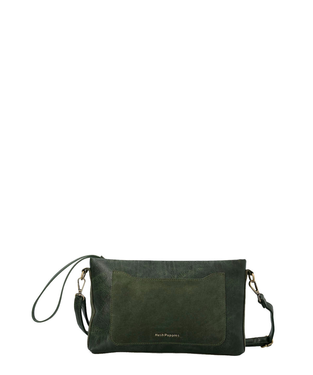 Cartera Ecocuero Mujer Liah Cross Verde Hush Puppies | Hush Puppies
