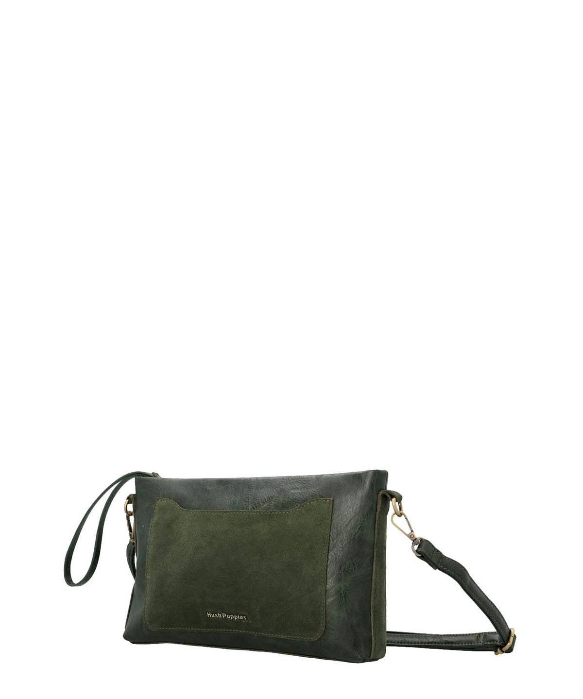 Cartera Ecocuero Mujer Liah Cross Verde Hush Puppies | Hush Puppies
