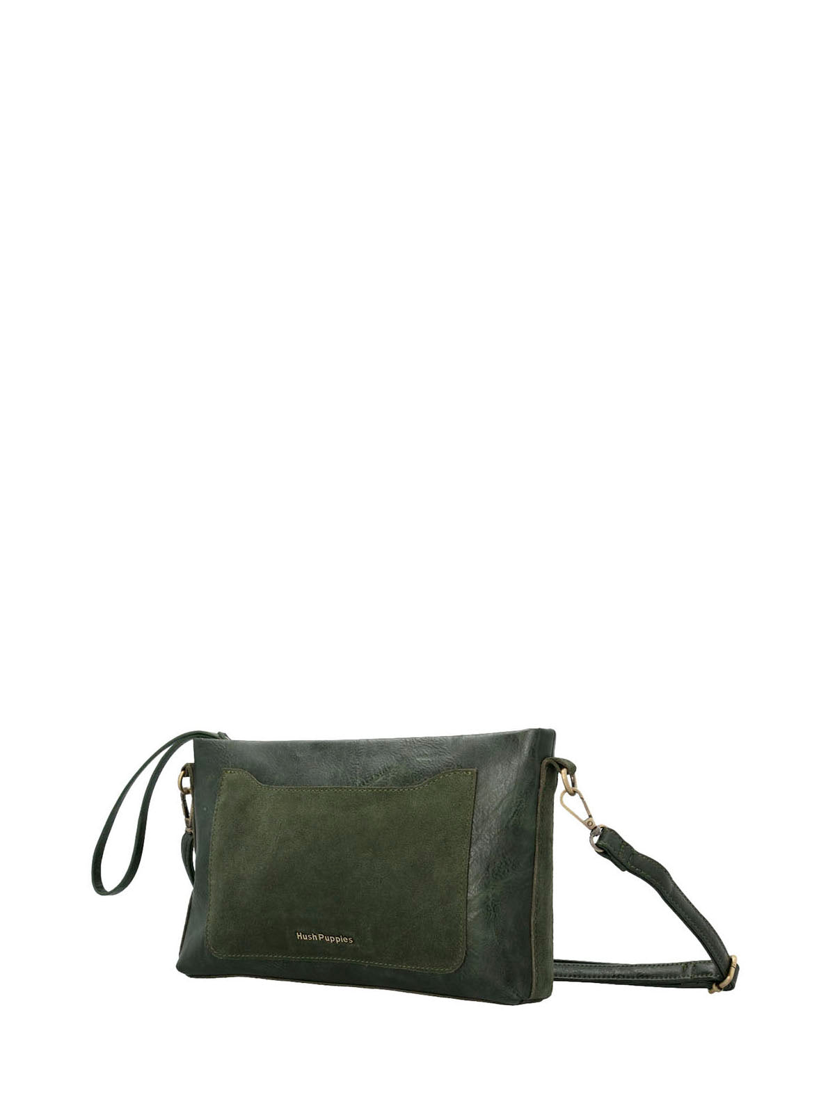 Cartera Ecocuero Mujer Liah Cross Verde Hush Puppies | Hush Puppies