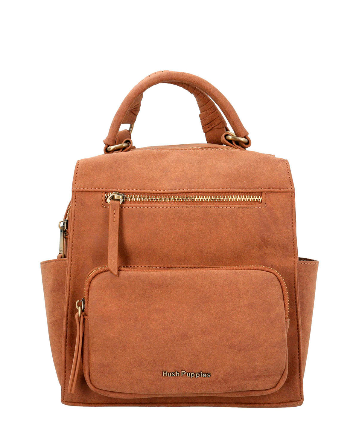 Cartera Mochila Ecocuero Mujer Date Backbag Café Hush Puppies | Hush Puppies