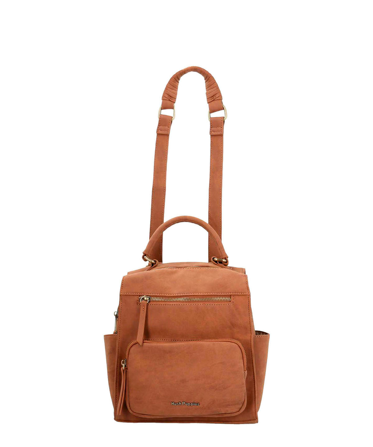 Cartera Mochila Ecocuero Mujer Date Backbag Café Hush Puppies | Hush Puppies