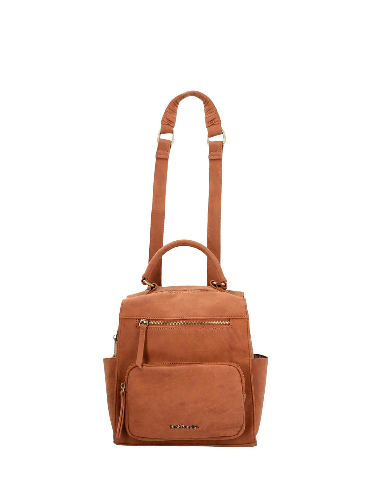 Cartera Mochila Ecocuero Mujer Date Backbag Café Hush Puppies | Hush Puppies