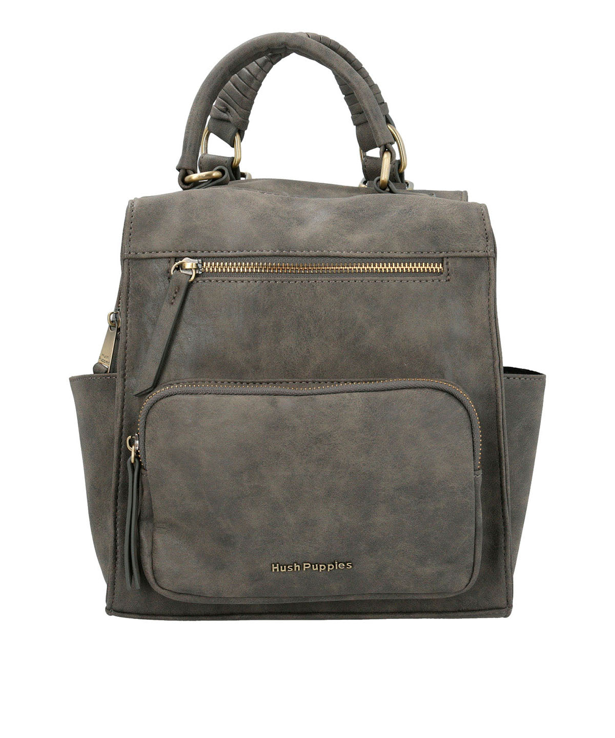Cartera Mochila Ecocuero Mujer Date Backbag Gris Hush Puppies | Hush Puppies