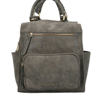 Cartera Mochila Ecocuero Mujer Date Backbag Gris Hush Puppies | Hush Puppies