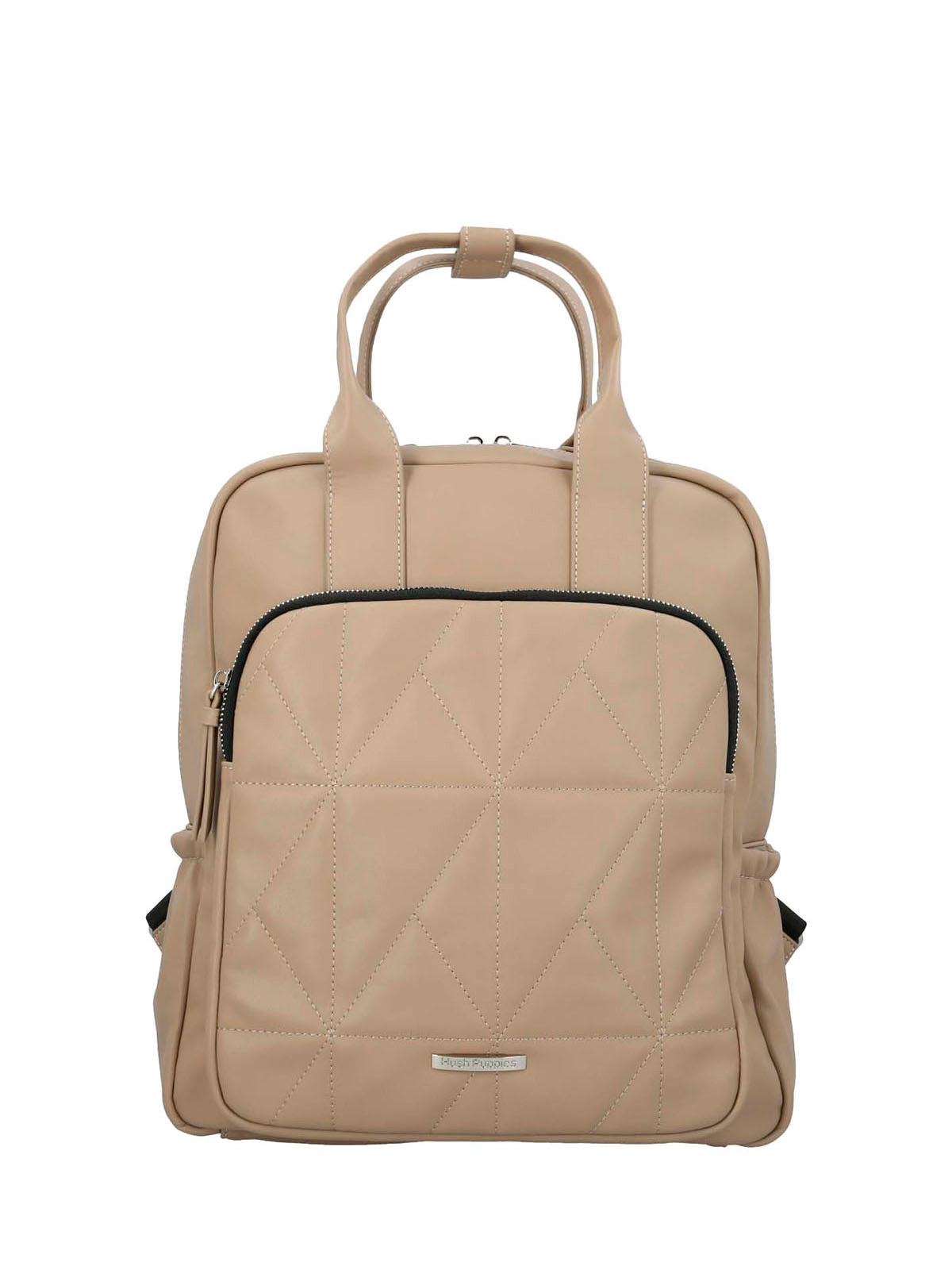 Mochila Ecocuero Mujer Quilt Back Beige/Crudo Hush Puppies