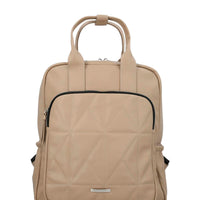 Mochila Ecocuero Mujer Quilt Back Beige/Crudo Hush Puppies | Hush Puppies