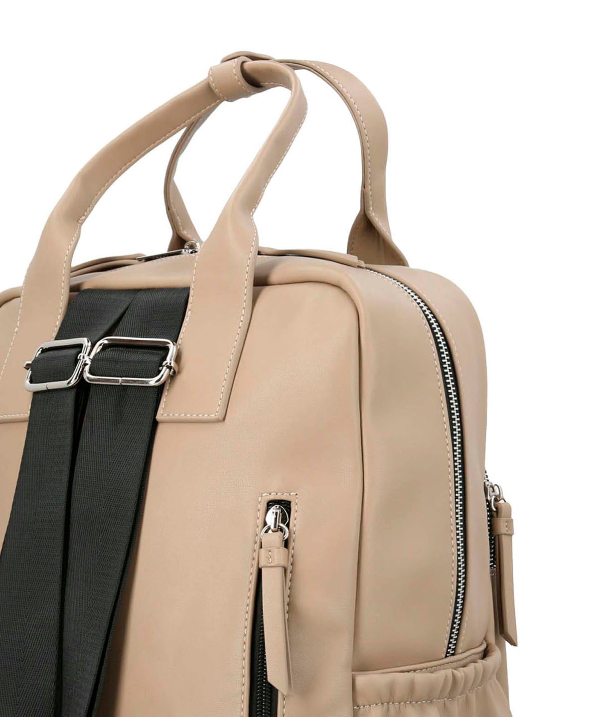 Mochila Ecocuero Mujer Quilt Back Beige/Crudo Hush Puppies | Hush Puppies