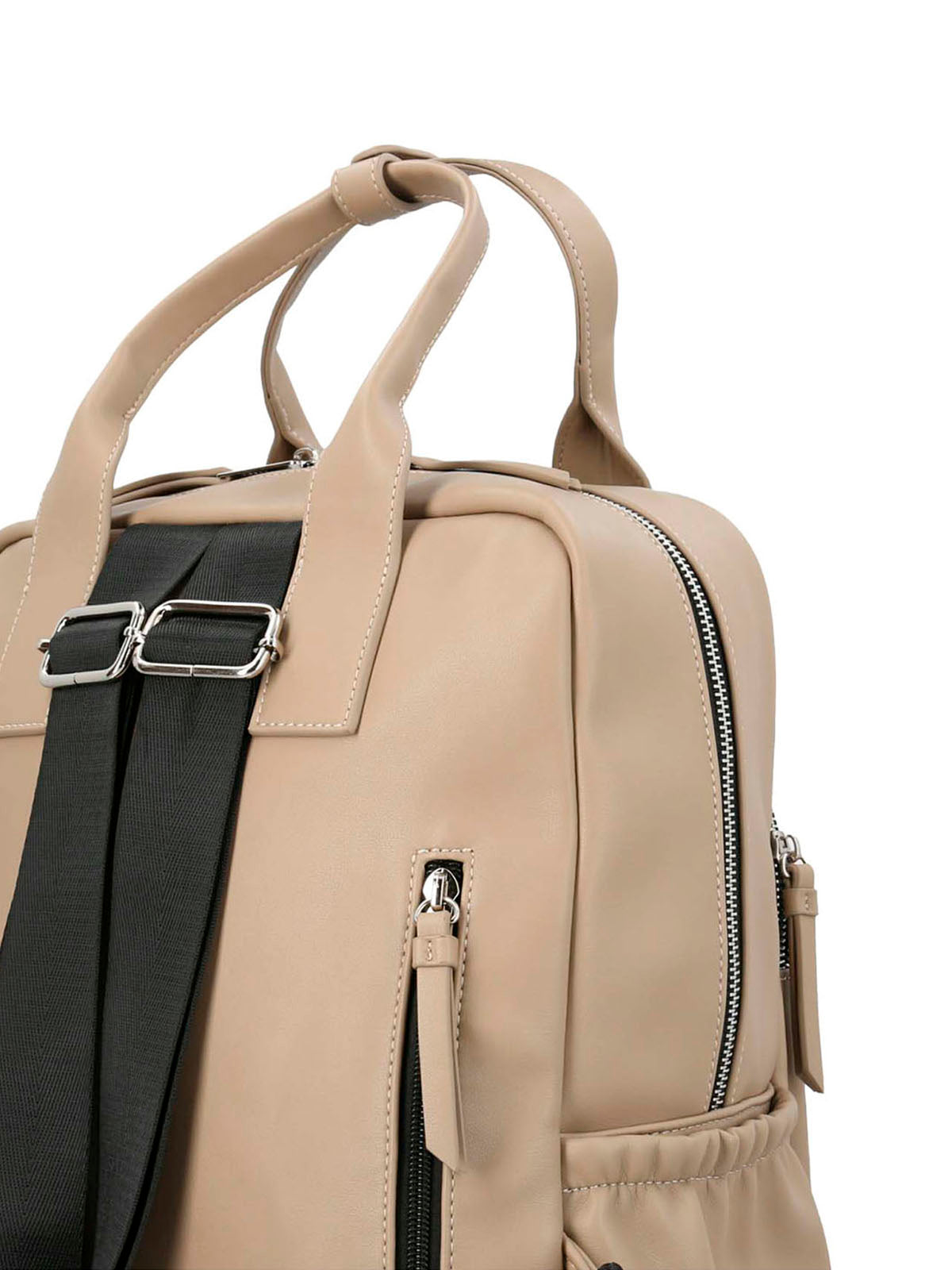 Mochila Ecocuero Mujer Quilt Back Beige/Crudo Hush Puppies | Hush Puppies