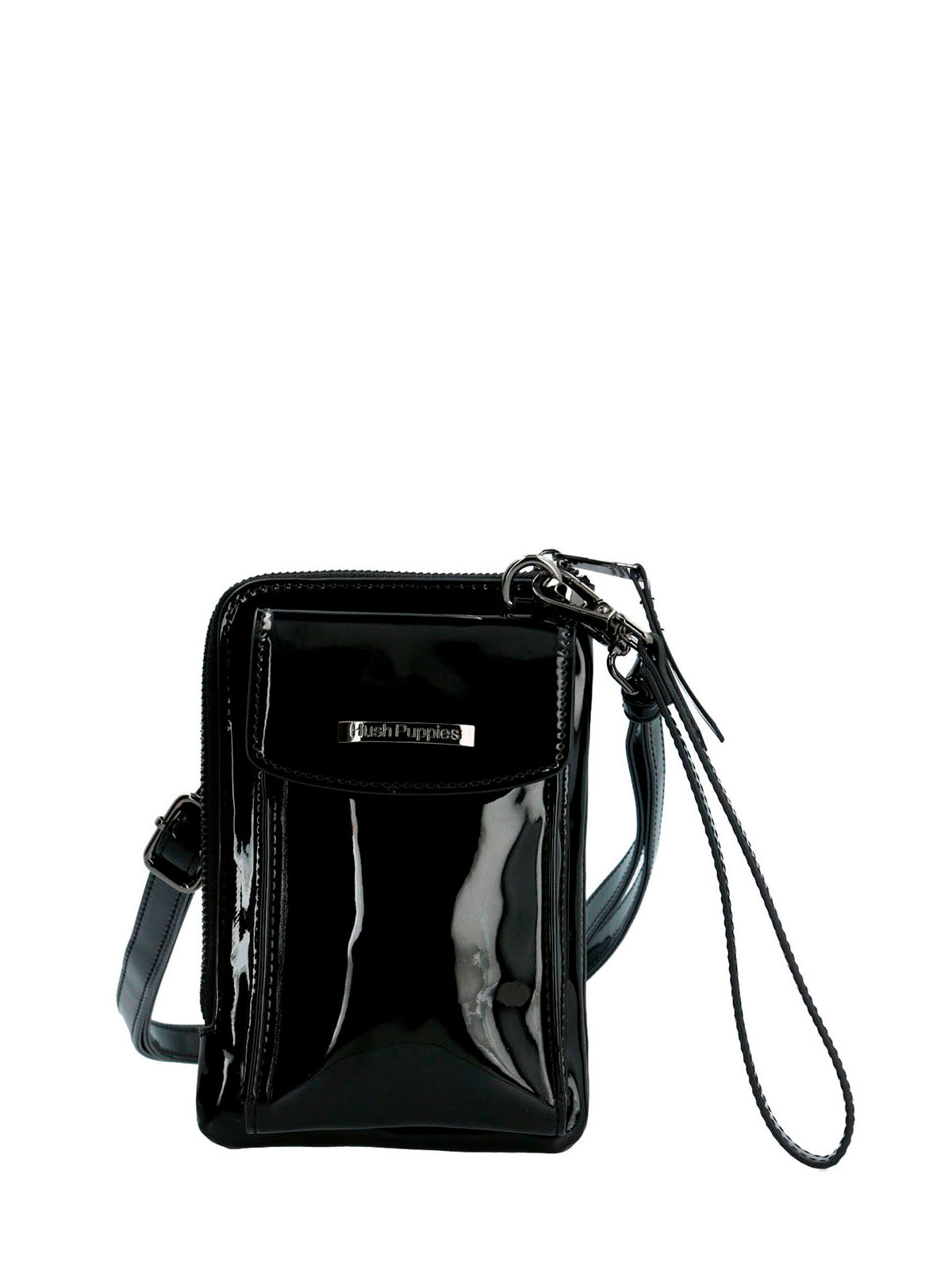 Cartera Ecocuero Mujer Sula Ii Cross Negro Hush Puppies