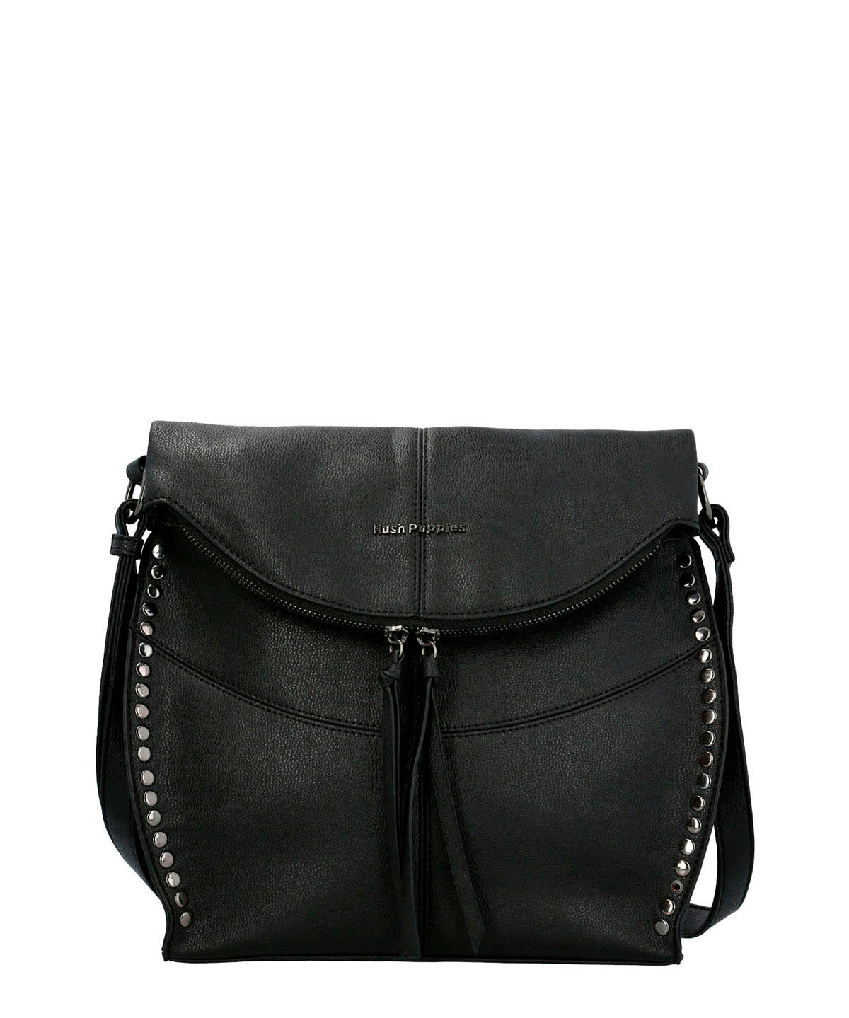 Cartera Ecocuero Mujer Kirk Cross Negro Hush Puppies | Hush Puppies