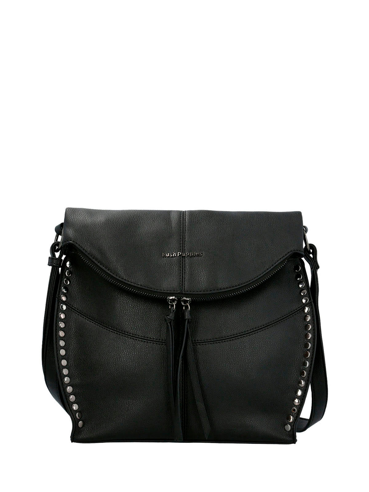 Cartera Ecocuero Mujer Kirk Cross Negro Hush Puppies | Hush Puppies