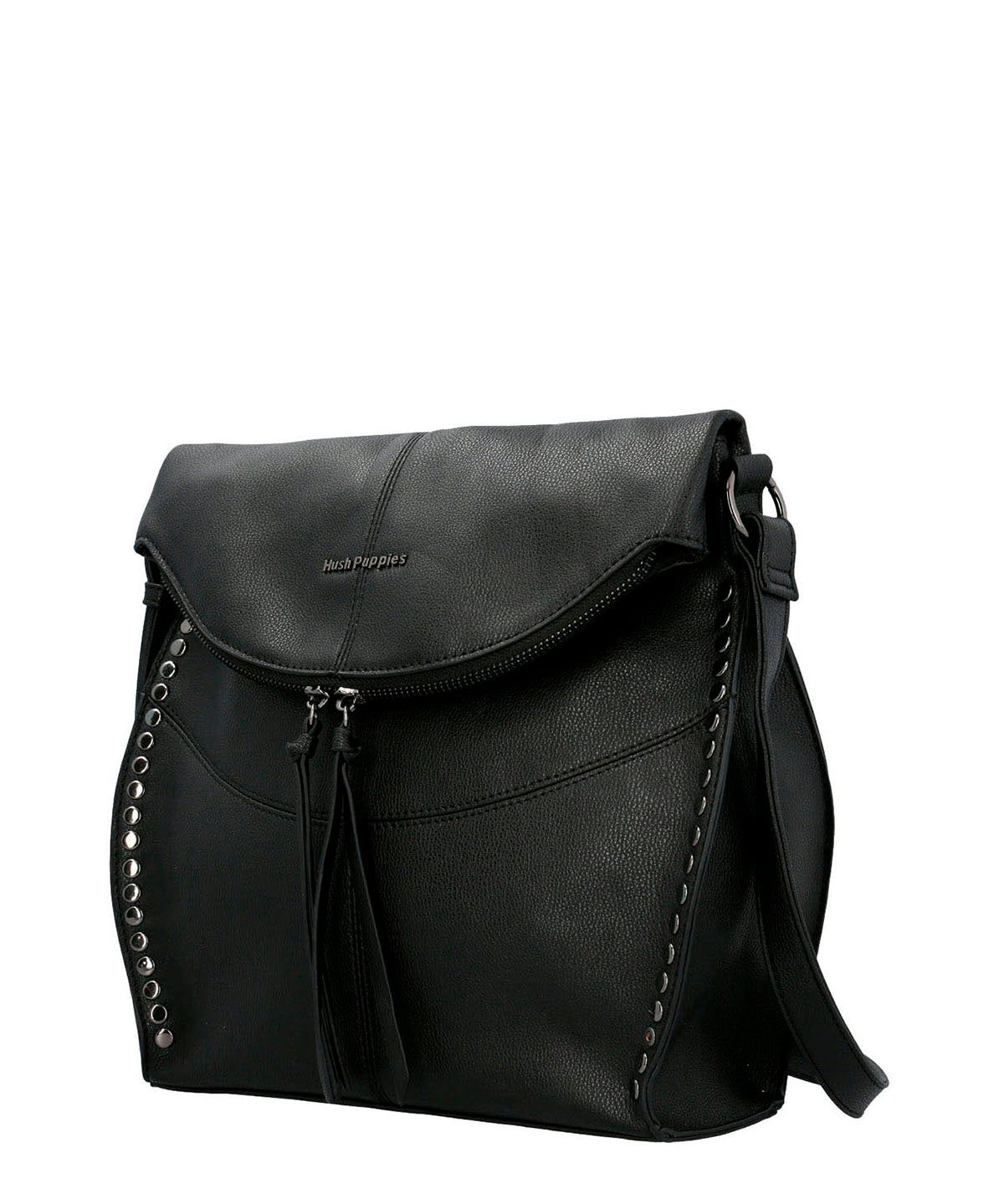 Cartera Ecocuero Mujer Kirk Cross Negro Hush Puppies | Hush Puppies
