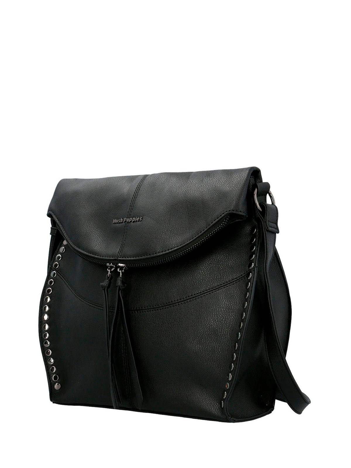 Cartera Ecocuero Mujer Kirk Cross Negro Hush Puppies | Hush Puppies