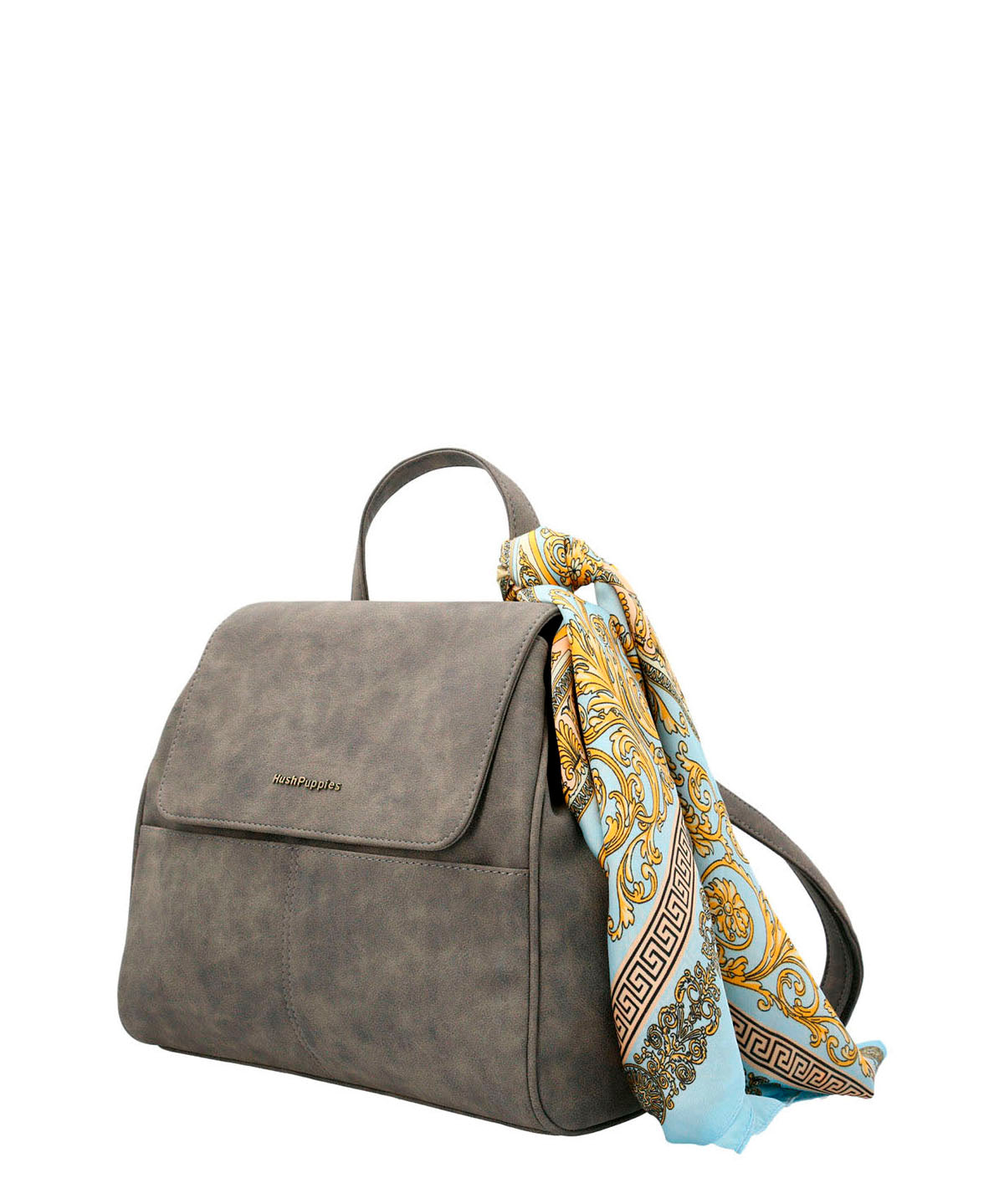 Mochila Ecocuero Mujer Daisy Back Gris Hush Puppies | Hush Puppies