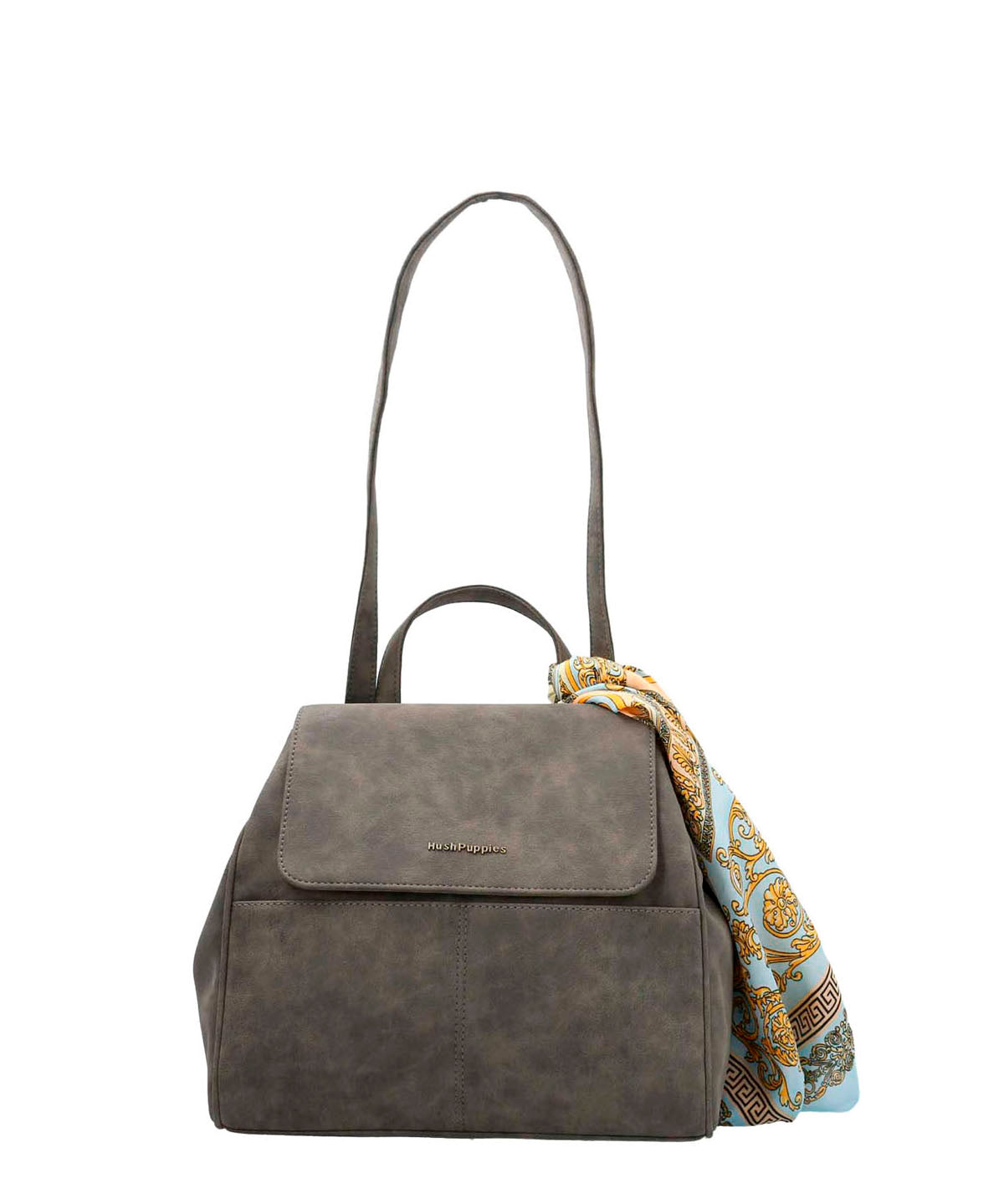 Mochila Ecocuero Mujer Daisy Back Gris Hush Puppies | Hush Puppies