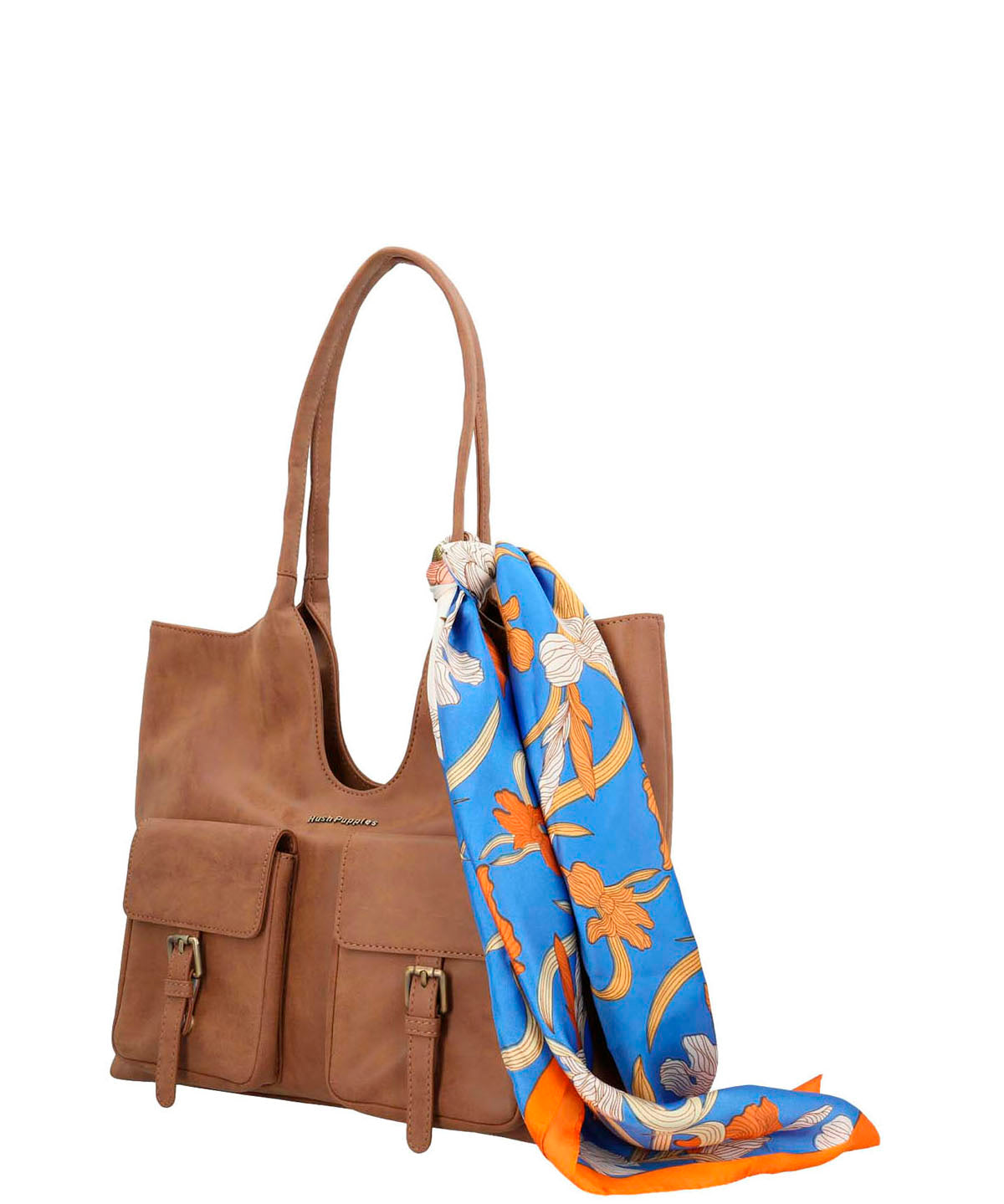 Cartera Ecocuero Mujer Donna Bag Café Hush Puppies | Hush Puppies