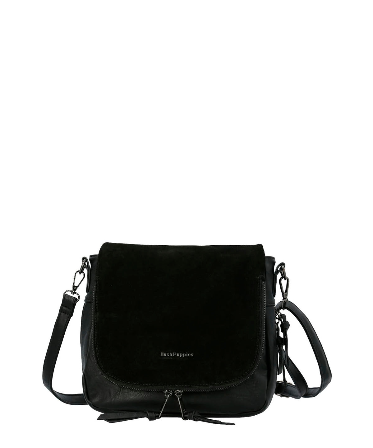 Cartera Ecocuero Mujer Leonni Cross Negro Hush Puppies | Hush Puppies