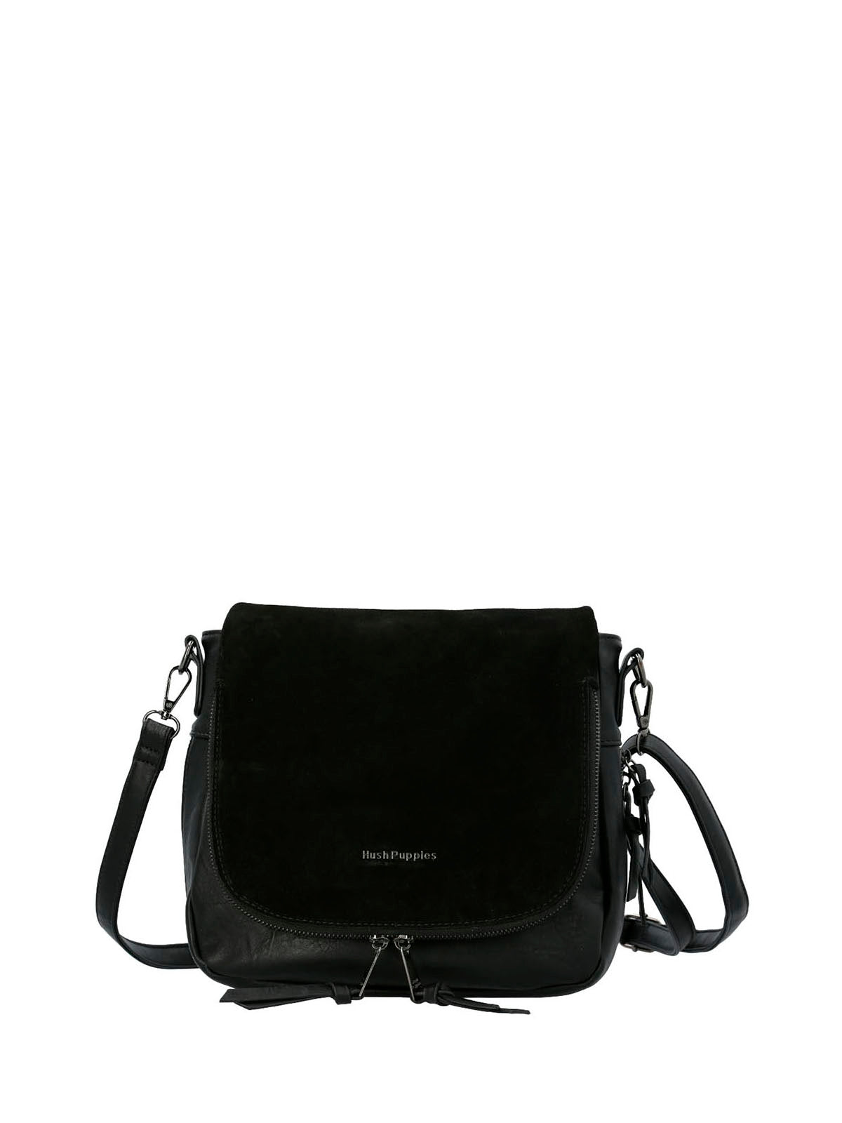 Cartera Ecocuero Mujer Leonni Cross Negro Hush Puppies | Hush Puppies