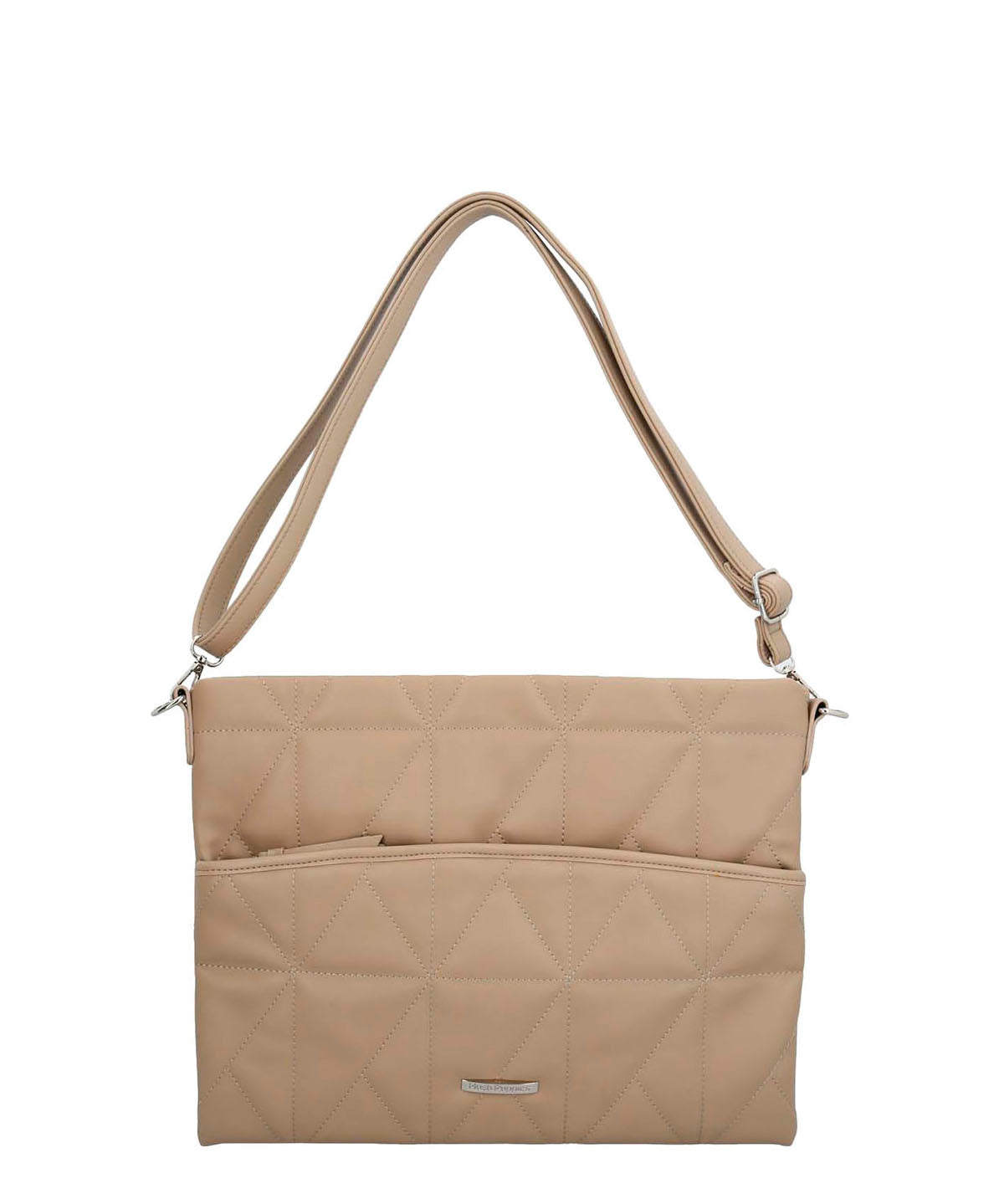 Bolso Notebook Ecocuero Mujer Quilt Case Beige/Crudo Hush Puppies | Hush Puppies