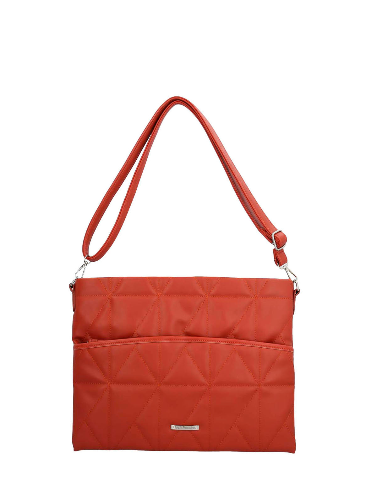 Bolso Notebook Ecocuero Mujer Quilt Case Naranjo Hush Puppies