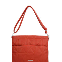 Bolso Notebook Ecocuero Mujer Quilt Case Naranjo Hush Puppies | Hush Puppies