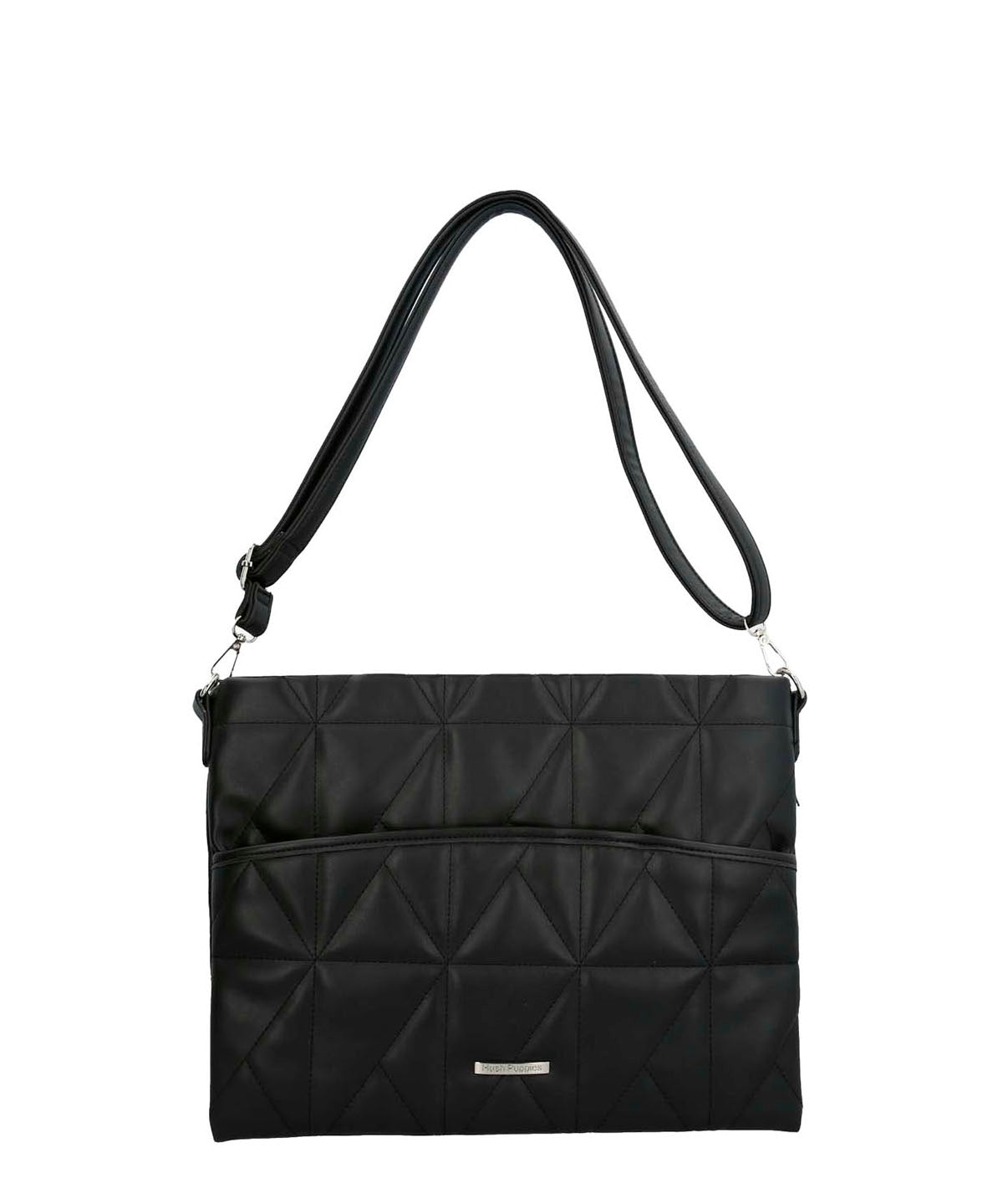 Bolso Notebook Ecocuero Mujer Quilt Case Negro Hush Puppies | Hush Puppies