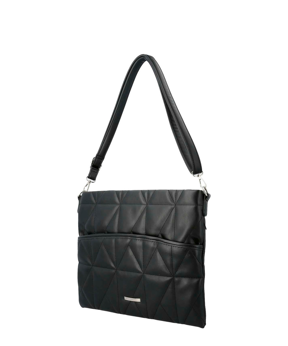 Bolso Notebook Ecocuero Mujer Quilt Case Negro Hush Puppies | Hush Puppies