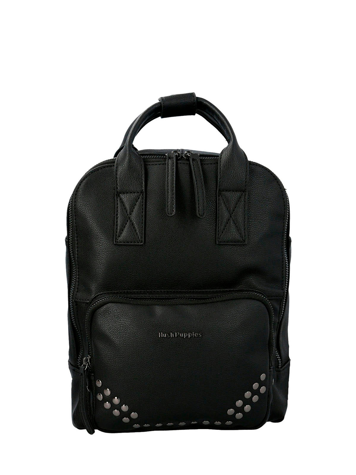 Mochila Ecocuero Mujer Karol Back Negro Hush Puppies | Hush Puppies