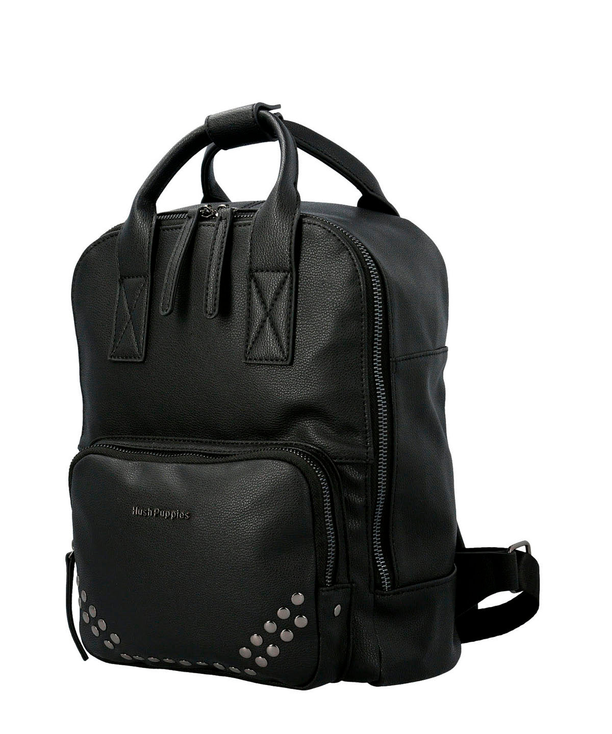 Mochila Ecocuero Mujer Karol Back Negro Hush Puppies | Hush Puppies