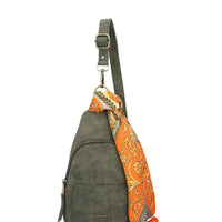 Cartera Ecocuero Mujer Dalya Cross Verde Hush Puppies | Hush Puppies