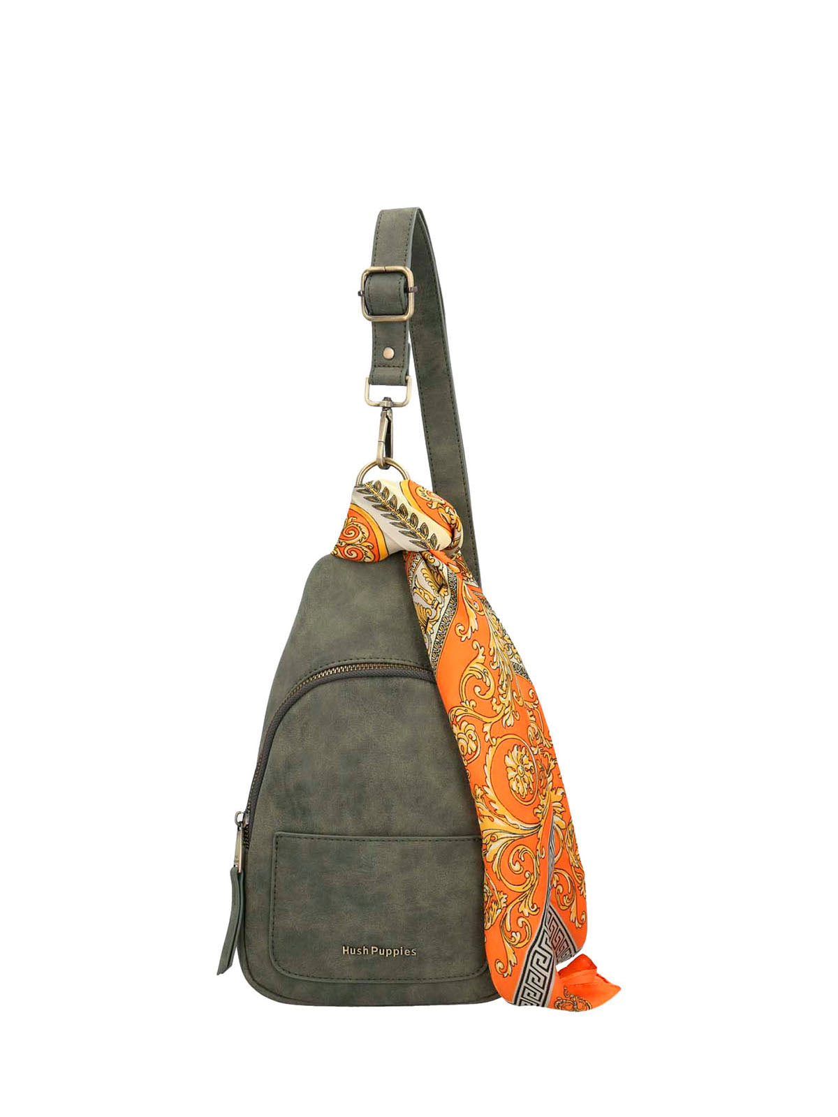 Cartera Ecocuero Mujer Dalya Cross Verde Hush Puppies | Hush Puppies