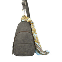 Cartera Ecocuero Mujer Dalya Cross Gris Hush Puppies | Hush Puppies