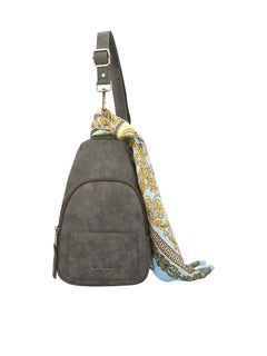 Cartera Ecocuero Mujer Dalya Cross Gris Hush Puppies | Hush Puppies