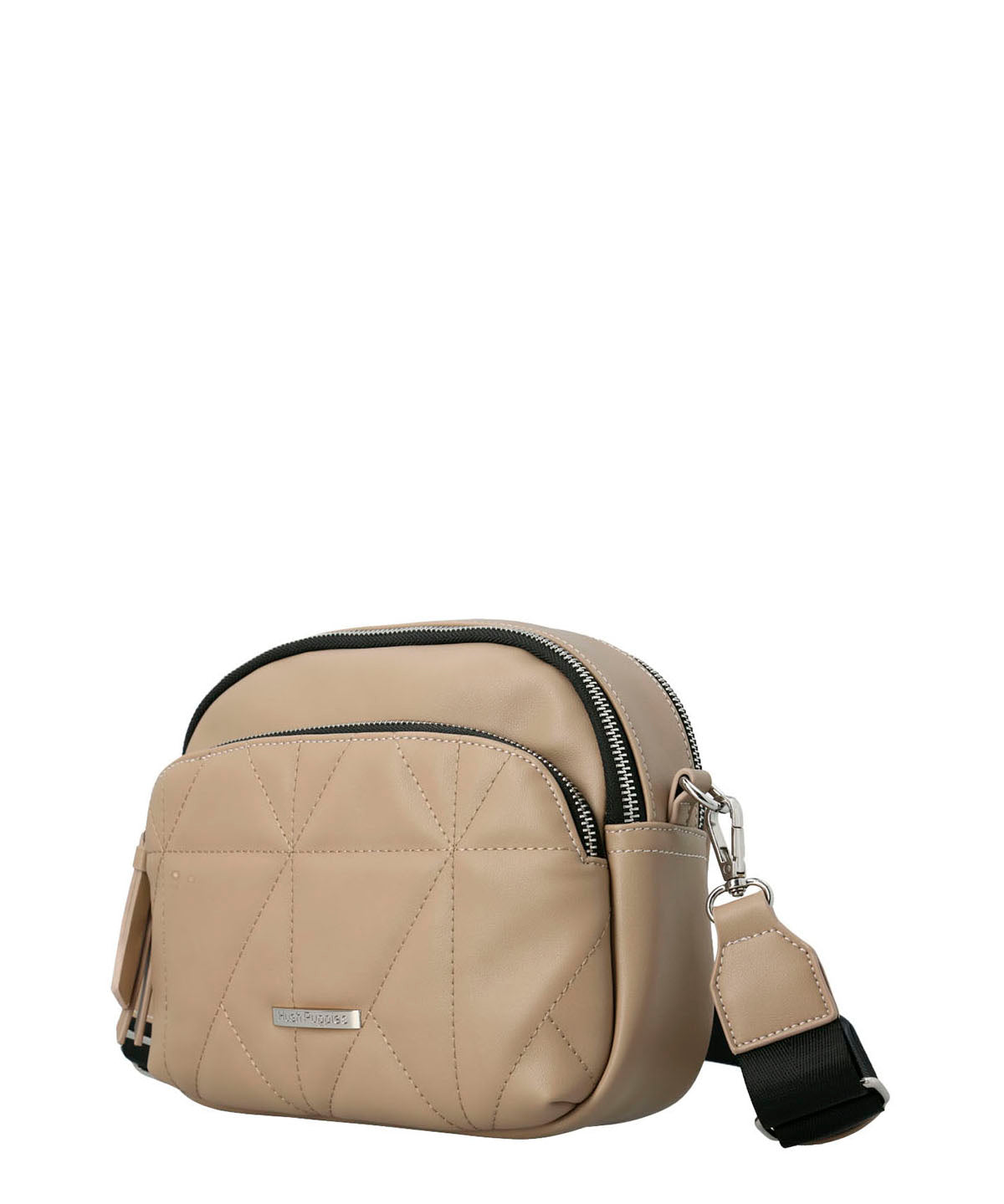 Cartera Ecocuero Mujer Quilt Cross Beige/Crudo Hush Puppies | Hush Puppies