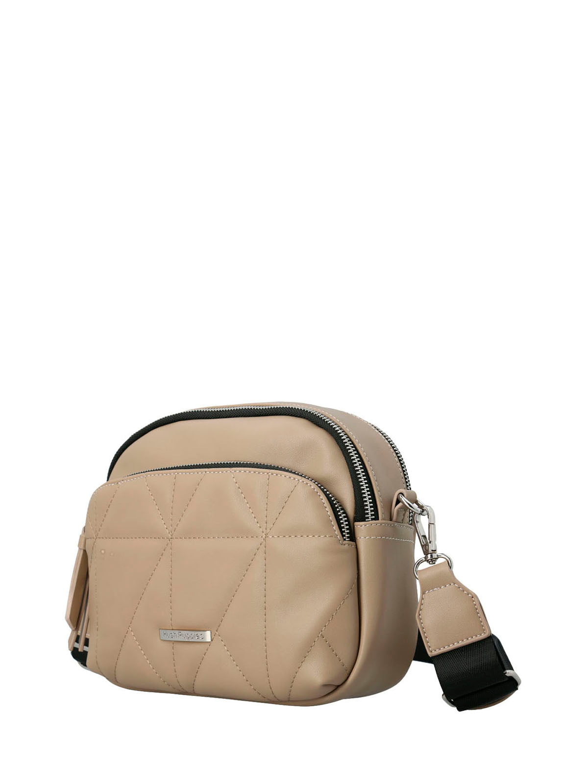 Cartera Ecocuero Mujer Quilt Cross Beige/Crudo Hush Puppies | Hush Puppies