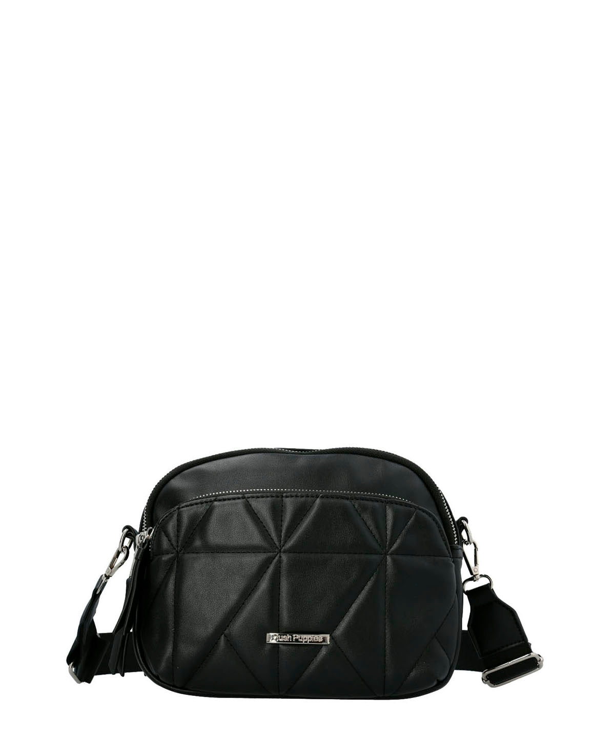 Cartera Ecocuero Mujer Quilt Cross Negro Hush Puppies | Hush Puppies