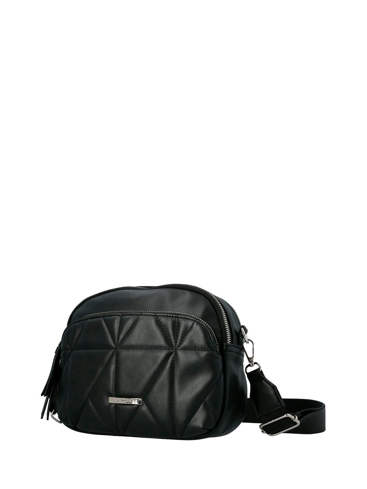 Cartera Ecocuero Mujer Quilt Cross Negro Hush Puppies | Hush Puppies