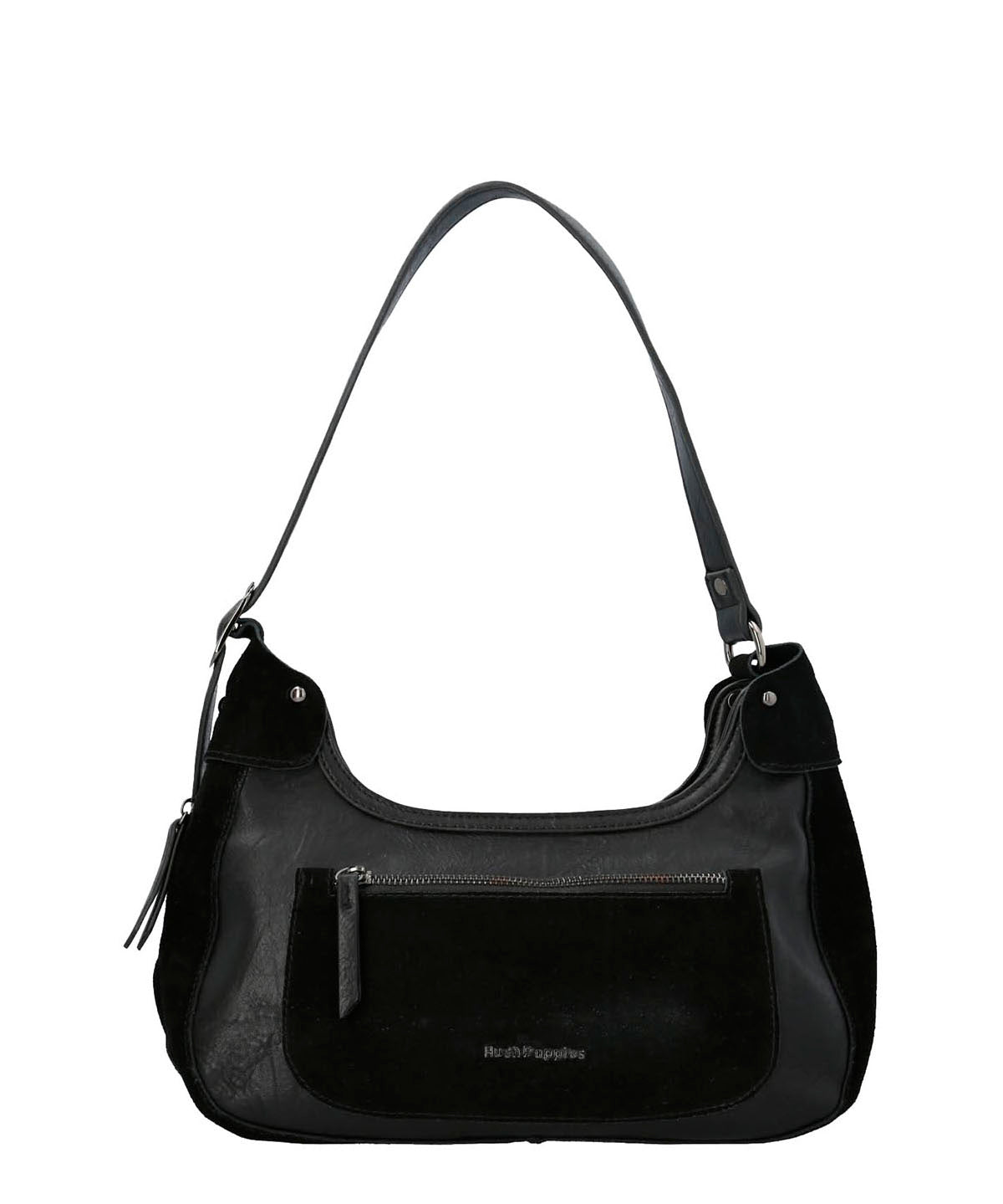 Cartera Ecocuero Mujer Lauren Hobo Negro Hush Puppies | Hush Puppies