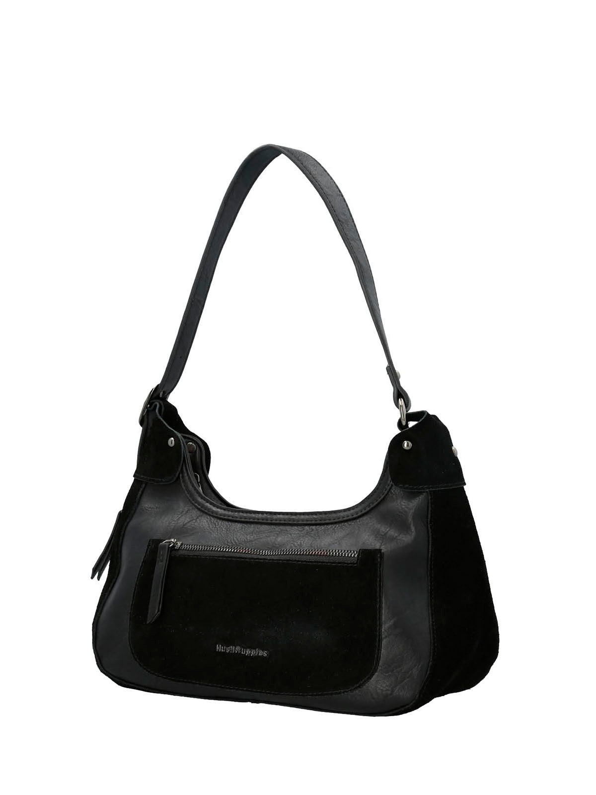 Cartera Ecocuero Mujer Lauren Hobo Negro Hush Puppies | Hush Puppies