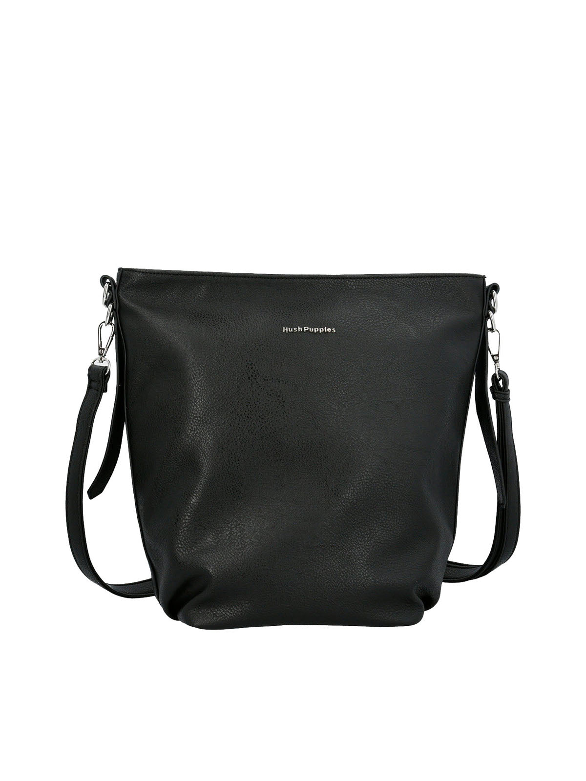 Cartera Ecocuero Mujer Cordy Hobo Negro Hush Puppies