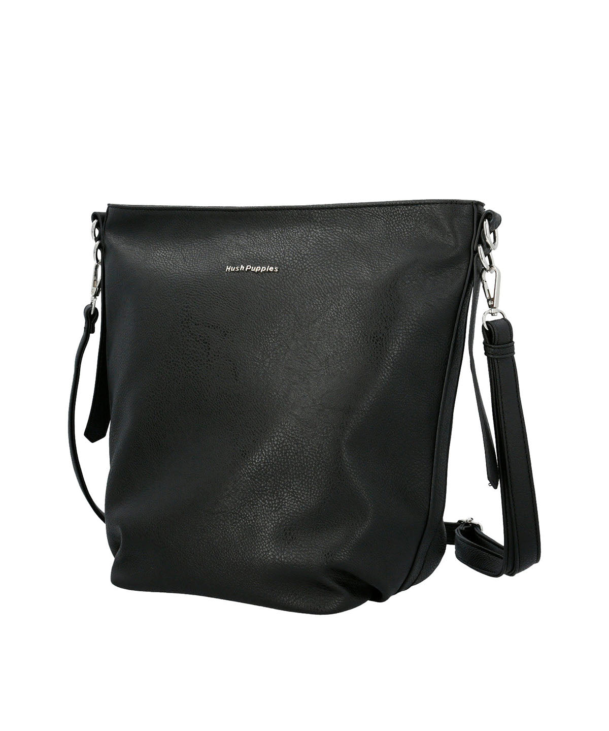 Cartera Ecocuero Mujer Cordy Hobo Negro Hush Puppies | Hush Puppies