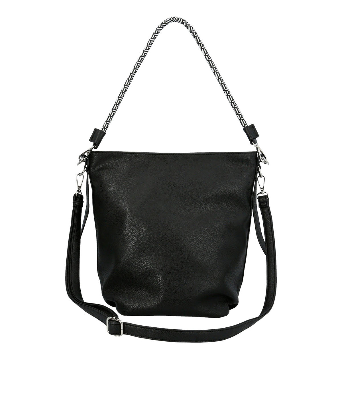 Cartera Ecocuero Mujer Cordy Hobo Negro Hush Puppies | Hush Puppies