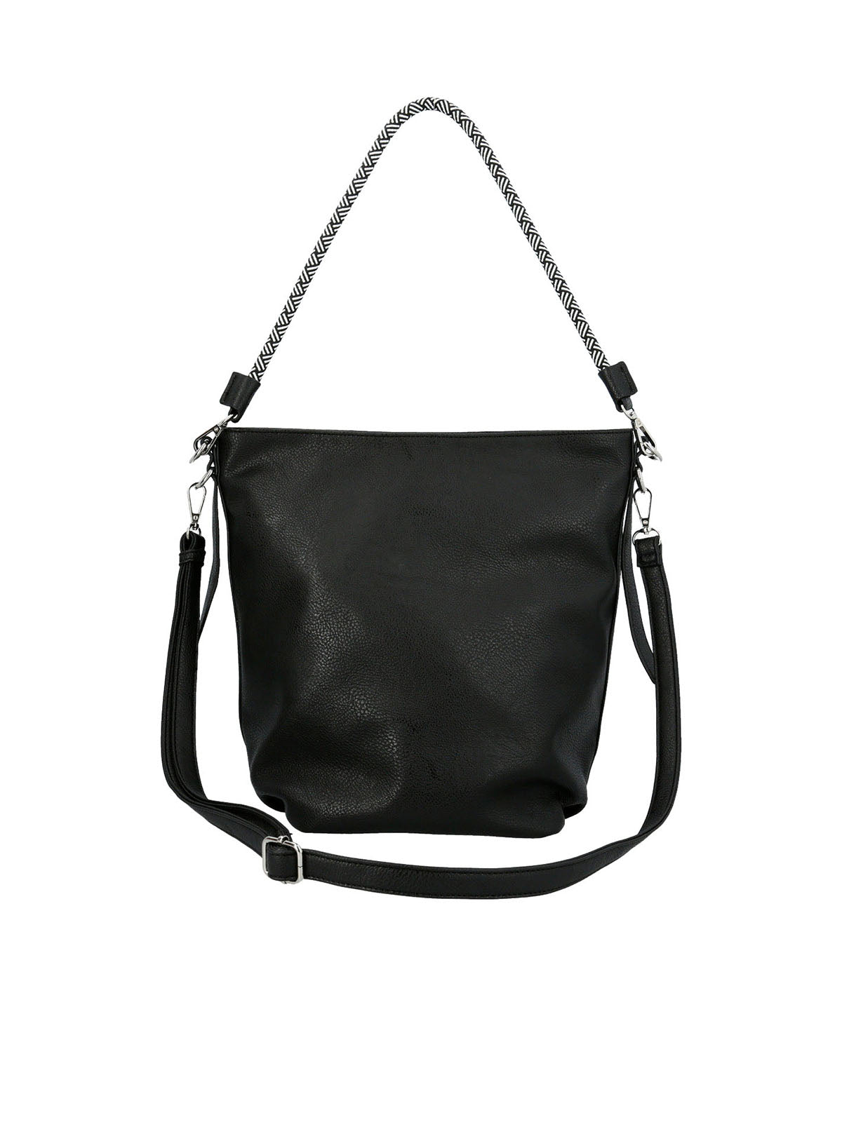 Cartera Ecocuero Mujer Cordy Hobo Negro Hush Puppies | Hush Puppies