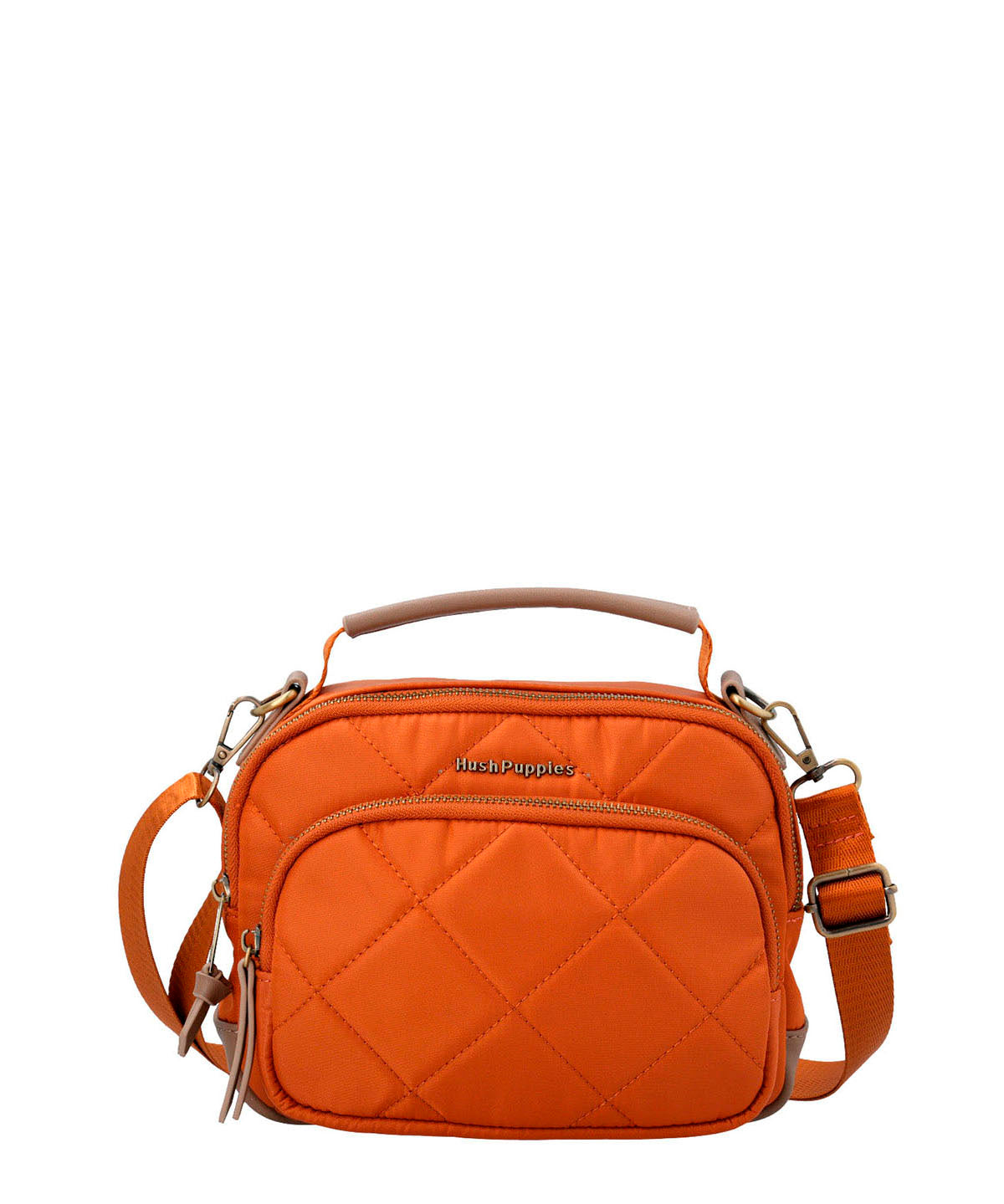 Cartera Poliester Reciclado Mujer Randy Cross Naranjo Hush Puppies | Hush Puppies