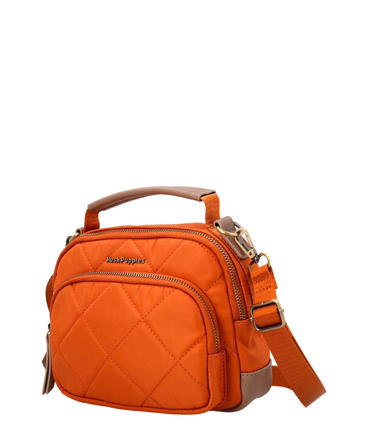 Cartera Poliester Reciclado Mujer Randy Cross Naranjo Hush Puppies | Hush Puppies